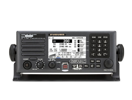 FURUNO FS-2575 डीएससी सुविधा जीएमडीएसएस के साथ सामान्य और संकट संचार के लिए विश्वसनीय एमएफ / एचएफ रेडियोटेलेफोन